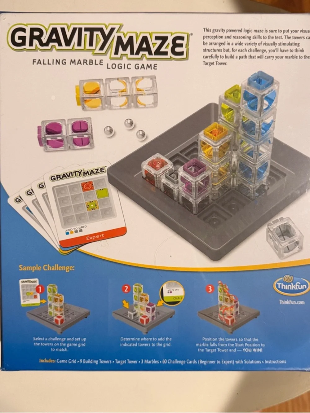 New in packaging! Think! Gravity Maze Marble Logic Game
